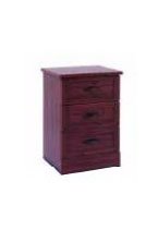 Graham-Field Bedside Chest Hamilton Collection Wild Cherry 18 X 21 X 30 Inch 3 Drawers - M-876815-1495 - Each