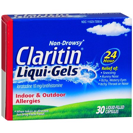 MSD Consumer Care Allergy Relief Claritin® Liquigels® 10 mg Strength Tablet 30 per Box