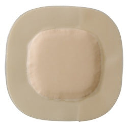 Coloplast Adhesive Dressing Biatain® Super Hydrocapillary 5 X 5 Inch Film / Hydrocolloid Square Tan Sterile