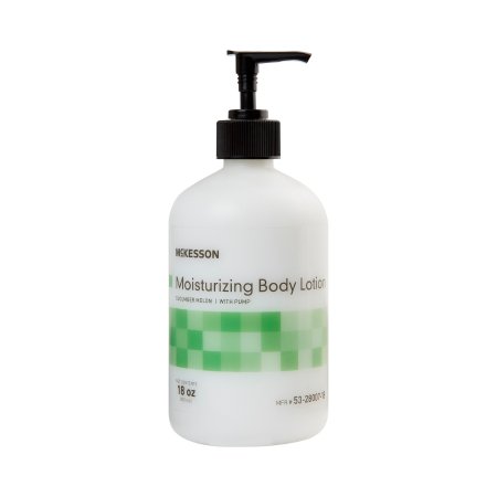 Hand and Body Moisturizer McKesson 18 oz. Pump Bottle Cucumber Melon Scent Lotion