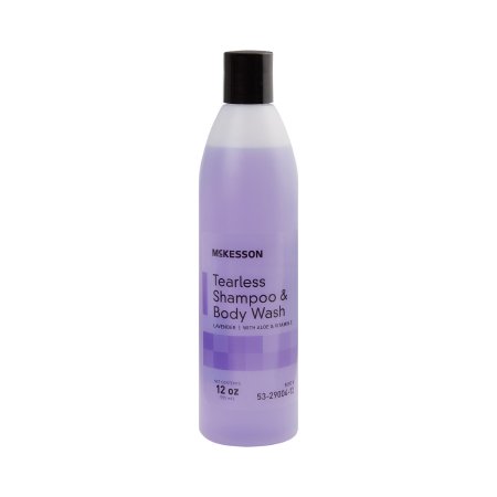 Tearless Shampoo and Body Wash McKesson 12 oz. Flip Top Bottle Lavender Scent