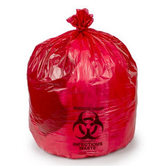 Colonial Bag Corporation Infectious Waste Bag Colonial Bag 40 - 45 gal. Red Bag HDPE 40 X 48 Inch - M-877134-3297 - Case of 250