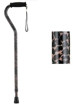 Nova Ortho-Med Offset Cane Nova Aluminum 30 to 39 Inch Height Leopard Print - M-1167005-4499 - Case of 12