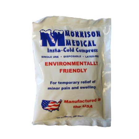 Morrison Medical Products Instant Cold Pack Morrison Medical General Purpose 5 X 7 Inch Plastic / Urea / Water Disposable