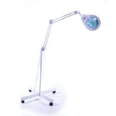 Brandt Industries Magnifying Lamp 5 Diopter Fluorescent, LED Mobile Base 22 W