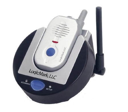 Logic Mark Personal Emergency Response System Guardian Alert 911™ 0-3/4 X 1-4/58 X 3-4/58 Inch White / Blue / Gray