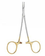 V. Mueller Needle Holder Vital™ 8 Inch Length Smooth Teeth, Straight, Ryder Narrow Jaw Finger Ring Handle - M-880158-4977 - Each