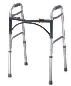 Alimed Bariatric Walker Adjustable Height drive™ Aluminum Frame 500 lbs. Weight Capacity 32 to 39 Inch Height