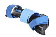 Alimed Resting Hand Mitt Splint Alimed® Foam Right Hand Black / Blue Small