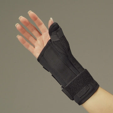 DeRoyal Thumb / Wrist Splint DeRoyal® Foam Left Hand Black Small