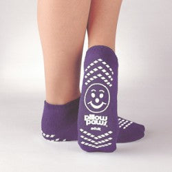 Principle Business Enterprises Slipper Socks Pillow Paws Risk Alert® X-Large Purple