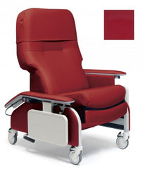 Graham-Field Clinical Care Drop Arm Recliner Berry Four Tente® Swivel Caster, Three Locking Caster