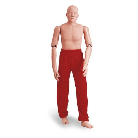 Nasco Rescue Randy Manikin Simulaids® Male Adult 55 lbs. Cast Vinyl with Zinc-Plated Steel