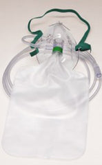 Sun Med NonRebreather Oxygen Mask Salter Labs® Elongated Style Adult One Size Fits Most Adjustable Head Strap