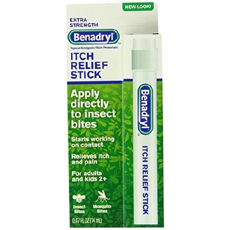 J & J Sales Itch Relief Benadryl® 2% - 0.1% Strength Liquid 0.47 oz. Stick