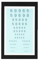 Good-Lite Eye Chart Good-Lite® 10 Foot Measurement Acuity Test