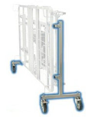 Span America Bed Transport Dollies Set For Advantage, Rexx and Rexx Fast Models - M-882008-3963 - Each