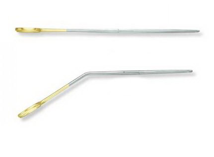 Gynex Tenaculum 25 cm, 1 to 2 mm Tip, Stainless Steel, Braun, Straight Handle - M-882525-2519 - Each