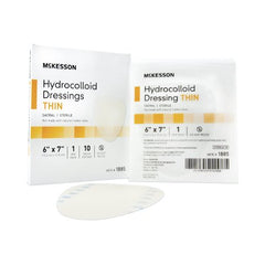 Hydrocolloid Dressing McKesson 6 X 7 Inch Sacral Sterile