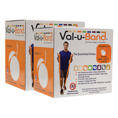 Fabrication Enterprises Exercise Resistance Band Val-u-Band® Orange 5 Inch X 6 Yard Light Resistance