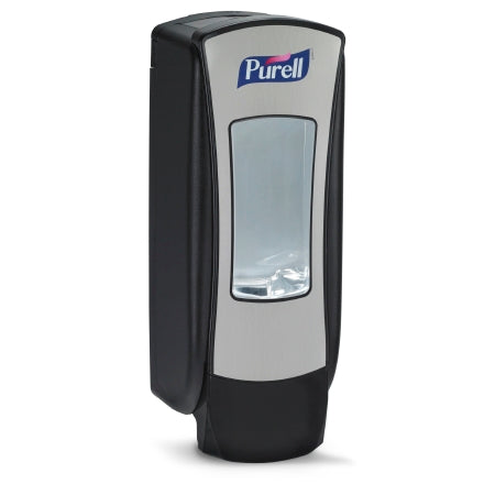 GOJO Hand Hygiene Dispenser Purell® ADX-12™ Brushed Chrome / Black Plastic Manual Push 1200 mL Wall Mount - M-883243-2171 - Case of 6