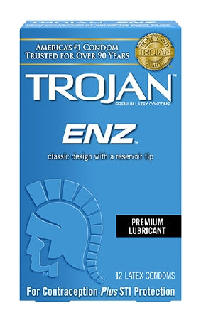 Total Access Group Condom Trojan-Enz® Lubricated One Size Fits Most 1,000 per Case