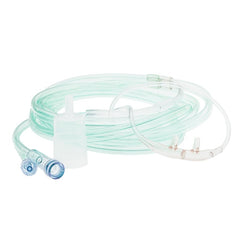 Tri-Anim Health Services ETCO2 Nasal Sampling Cannula with O2 Delivery With Oxygen Delivery Adult Straight Prong / NonFlared Tip