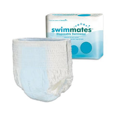 Principle Business Enterprises Unisex Adult Bowel Containment Swim Brief Swimmates™ Pull On with Tear Away Seams Large Disposable Moderate Absorbency - M-884133-3464 - Bag of 18