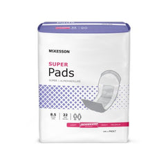 Bladder Control Pad McKesson Super 8-1/2 Inch Length Moderate Absorbency Polymer Core One Size Fits Most Adult Unisex Disposable - M-884158-1171 - Bag of 1