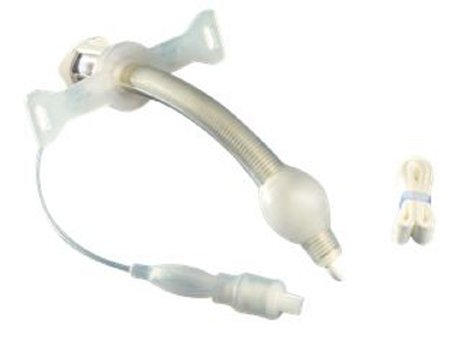 Smiths Medical Tracheostomy Tube Bivona® TTS™ Hyperflex™ Extra Length Fixed Neck Flange Size 6 Cuffed