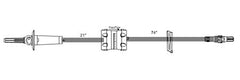 ICU Medical Primary Administration Set 10 Drops / mL Drip Rate 100 Inch Tubing - M-884616-2021 - Case of 50