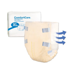Principle Business Enterprises Unisex Adult Incontinence Brief ComfortCare™ X-Large Disposable Moderate Absorbency - M-884708-4083 - Case of 100