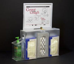 Dynamic Diagnostics Hygiene Dispensing Station Dynamic Diagnostics Wall Mount Clear Acrylic
