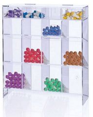 Market Lab Inc Test Tube Rack Clear 5-1/4 X 15-1/2 X 17-1/2 Inch