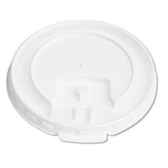 Dart® Lift Back and Lock Tab Cup Lids for Foam Cups, For SLOX8J, White, 2000/Carton
