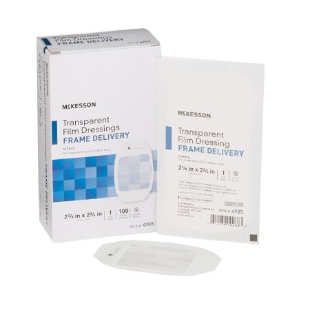 Transparent Film Dressing McKesson Octagon 2-3/8 X 2-3/4 Inch Frame Style Delivery Without Label Sterile