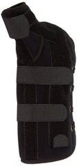 Bird & Cronin Wrist Brace with Thumb Spica U2™ Felt / Metal / Nylon / Polyester Right Hand Black One Size Fits Most