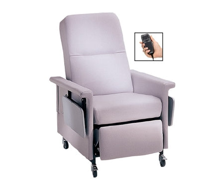 Champion Manufacturing Bariatric Power Relax Recliner 58 Series Natural 3 Inch Thermoplastic Casters