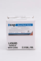 Ek Industries Inc Immunohematology Reagent Saline Blood Bank 0.85% 10 Liter
