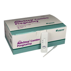 Germaine Laboratories Inc Rapid Test Kit AimStep® Combo Fertility Test hCG Pregnancy Test Serum / Urine Sample 30 Tests