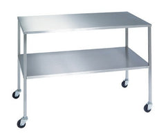 Lakeside Manufacturing Instrument Table 20 X 34 X 48 Inch 304 Stainless Steel / 18 Gauge 1 Shelf