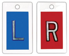 Wolf X-Ray Identifier Markers 5/8 Inch Blue / Red Left / Right
