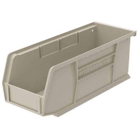 Akro-Mils Storage Bin AkroBins® Stone Industrial Grade Polymers 4 X 4-1/8 X 10-7/8 Inch - M-889191-4656 - Case of 12