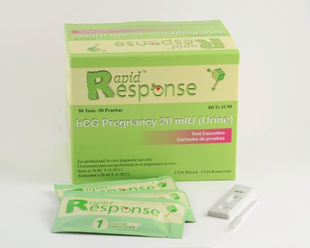 BTNX Rapid Test Kit Rapid Response™ Fertility Test hCG Pregnancy Test Urine Sample 50 Tests