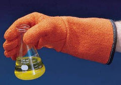 Fisher Scientific Autoclave Glove Clavies® One Size Fits Most Terry Cloth Orange 13 Inch Gauntlet Cuff NonSterile - M-889644-2527 - Each