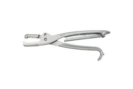 Miltex Bone Holding Forceps Miltex® Farabeuf-Lambotte 10-1/4 Inch Length OR Grade German Stainless Steel NonSterile Ratchet Lock Plier Handle Straight - M-889905-4611 - Each