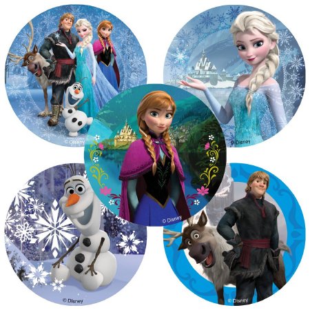 SmileMakers SmileMakers® 100 per Unit Disney Frozen Movie Sticker 2.5 Inch