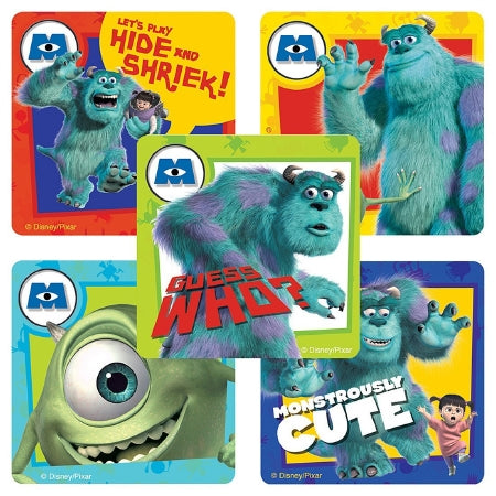 SmileMakers SmileMakers® 100 per Unit Disney Monsters Inc Sticker 2.5 Inch