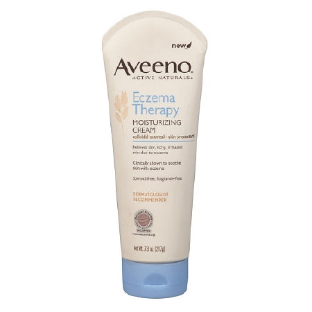 J & J Sales Hand and Body Moisturizer Aveeno® Active Naturals® Eczema Therapy 7.3 oz. Tube Unscented Cream