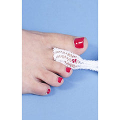 Medi-Tech International Elastic Net Retainer Dressing MT Spandage™ Pre-Cuts Tubular / Pre-Cut Elastic 1 X 24 Inch Size 1 White Finger / Toe / Wrist NonSterile